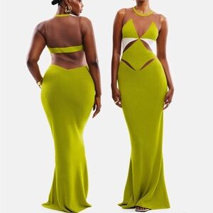 Hanifa Kiya Mesh Knit Dress